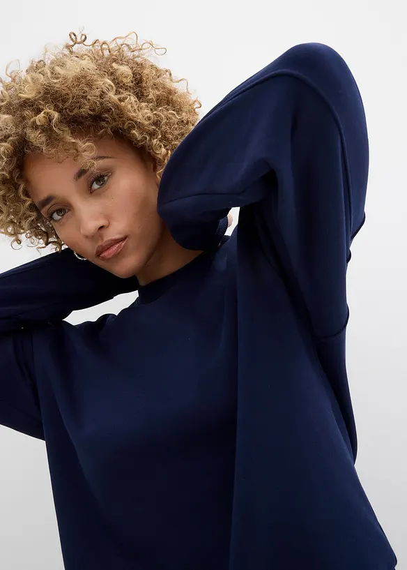 Oversizesweatshirt i ekologisk bomull, bonprix