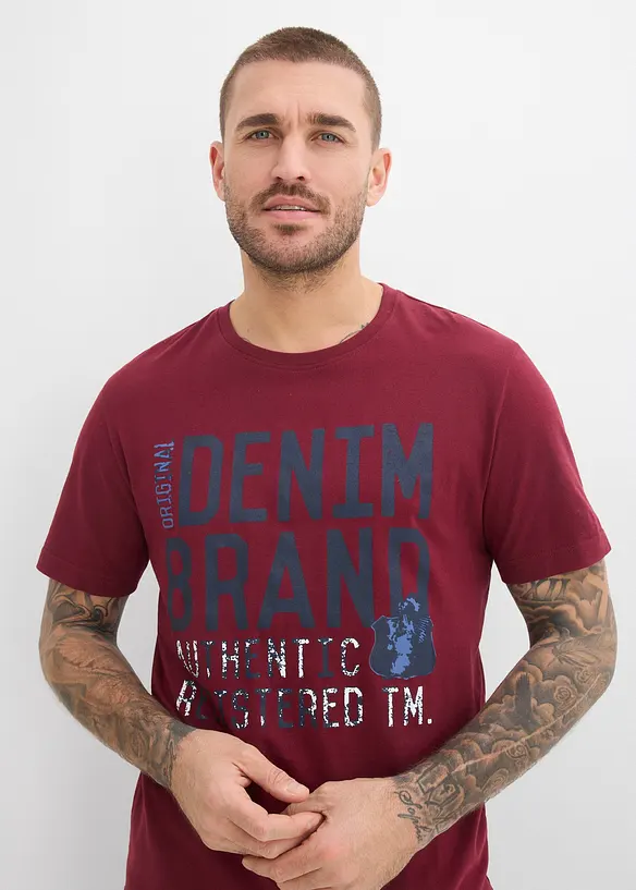 T-shirt i ekologisk bomull (2-pack), bonprix