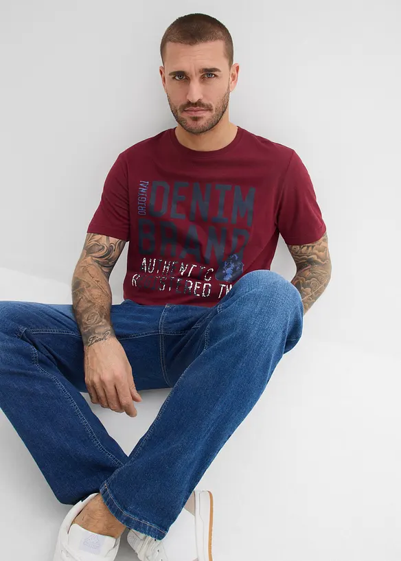 T-shirt i ekologisk bomull (2-pack), bonprix