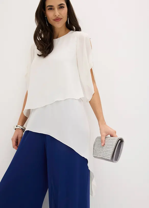 L&aring;ng blus i lager p&aring; lager-stil, bonprix