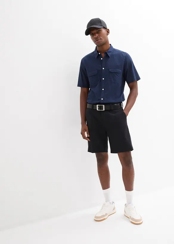 Kort&auml;rmad skjorta i ren bomull, bonprix