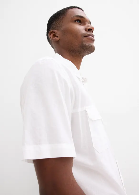 Kort&auml;rmad skjorta i ren bomull, bonprix