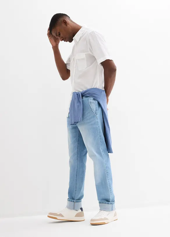 Kort&auml;rmad skjorta i ren bomull, bonprix