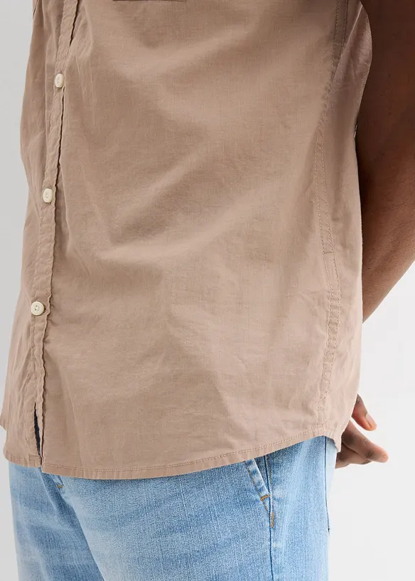 Kort&auml;rmad skjorta i ren bomull, bonprix