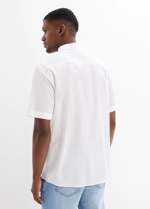 Kort&auml;rmad skjorta i ren bomull, bonprix