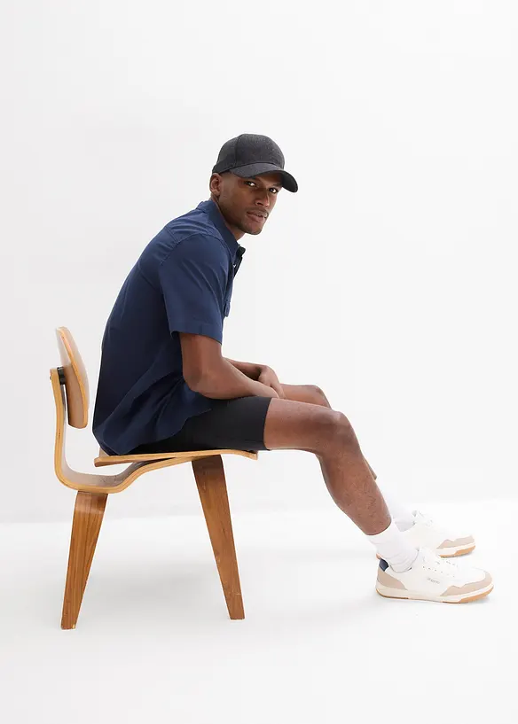 Kort&auml;rmad skjorta i ren bomull, bonprix