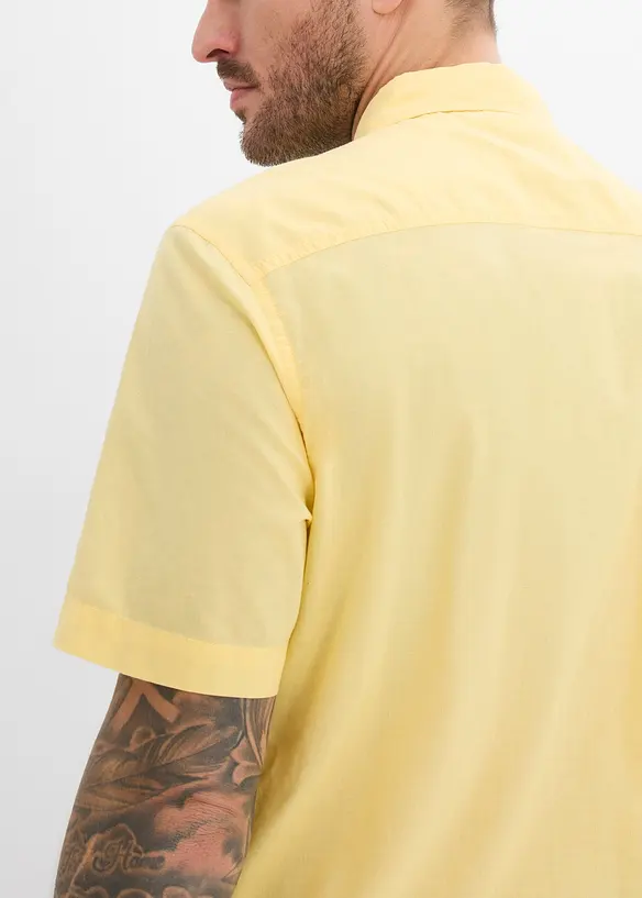 Kort&auml;rmad skjorta i ren bomull, bonprix