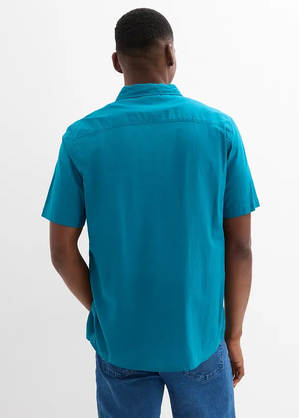 Kort&auml;rmad skjorta i ren bomull, bonprix