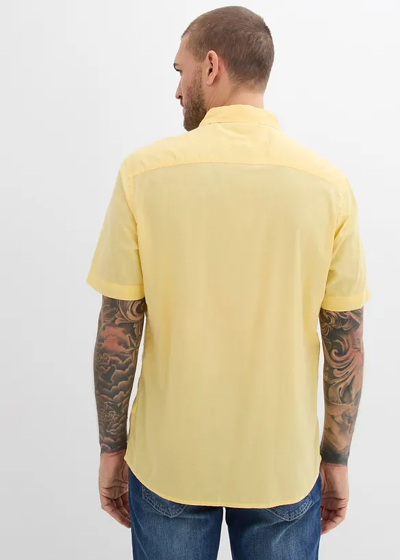 Kort&auml;rmad skjorta i ren bomull, bonprix