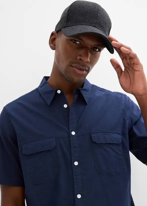 Kort&auml;rmad skjorta i ren bomull, bonprix