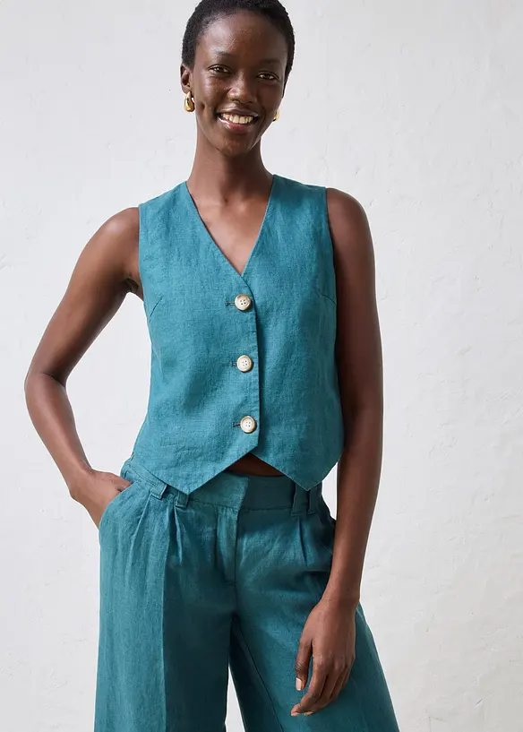 V&auml;st i rent linne, bonprix