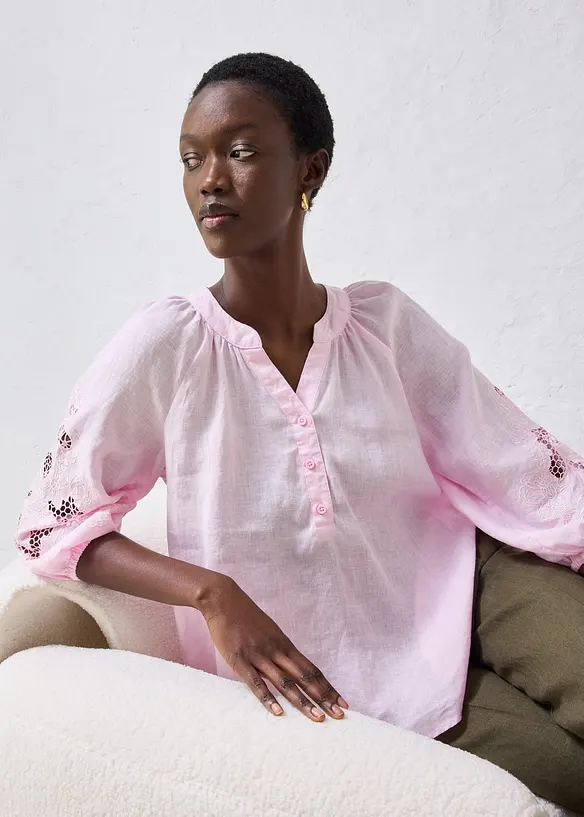 Tunika i rent lin, bonprix