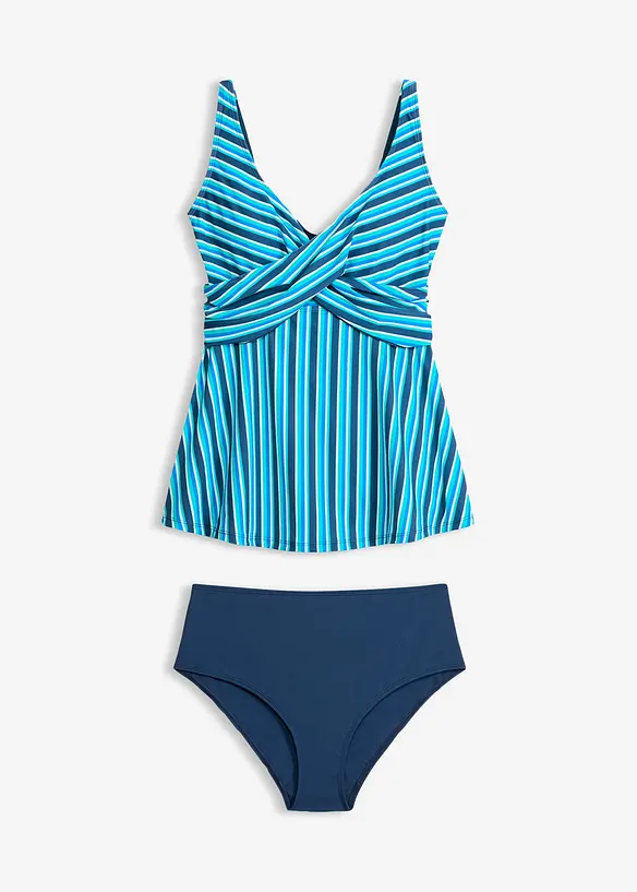 Tankini i omlottstil (2 delar), bonprix