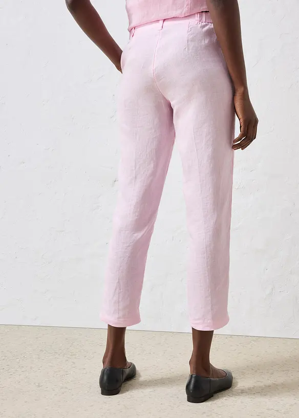 7/8-byxa av linne, bonprix