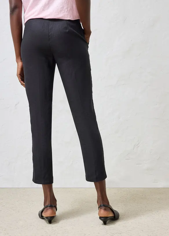 7/8-byxa av linne, bonprix