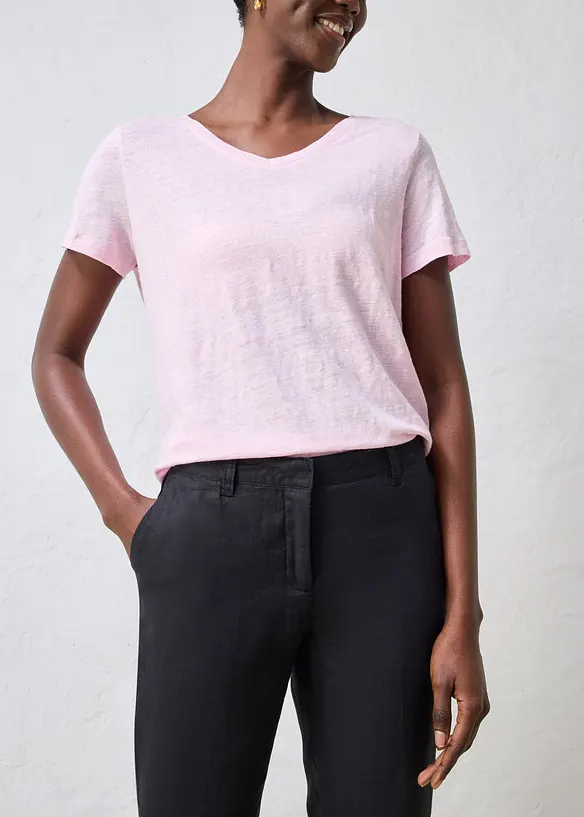 7/8-byxa av linne, bonprix