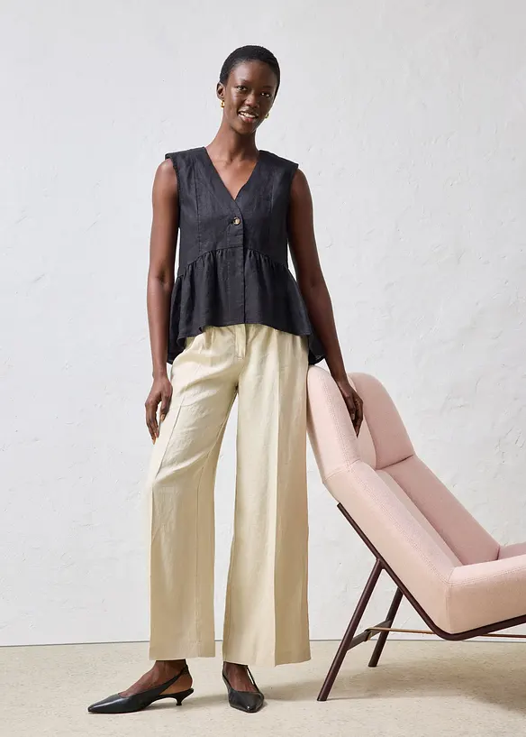 V&auml;st i rent linne, bonprix