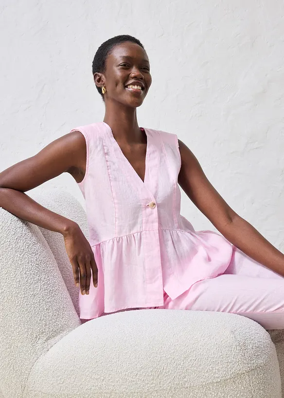 V&auml;st i rent linne, bonprix