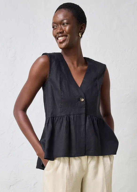 V&auml;st i rent linne, bonprix