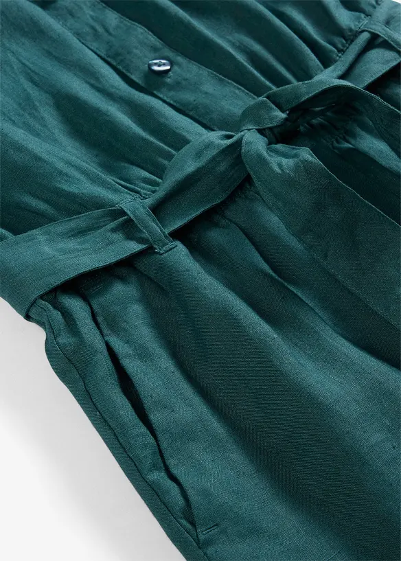 Jumpsuit av rent lin, bonprix