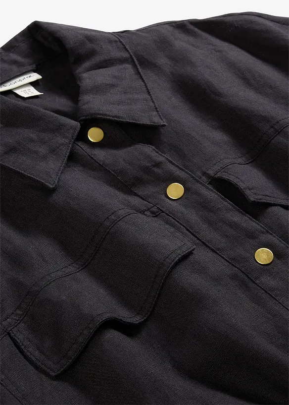 Blusjacka av linne, bonprix