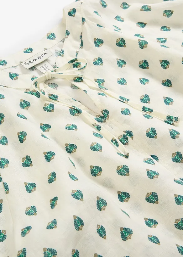 Blustunika i rent linne, bonprix