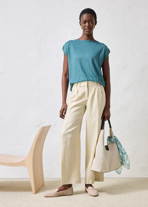 Topp av linne, bonprix