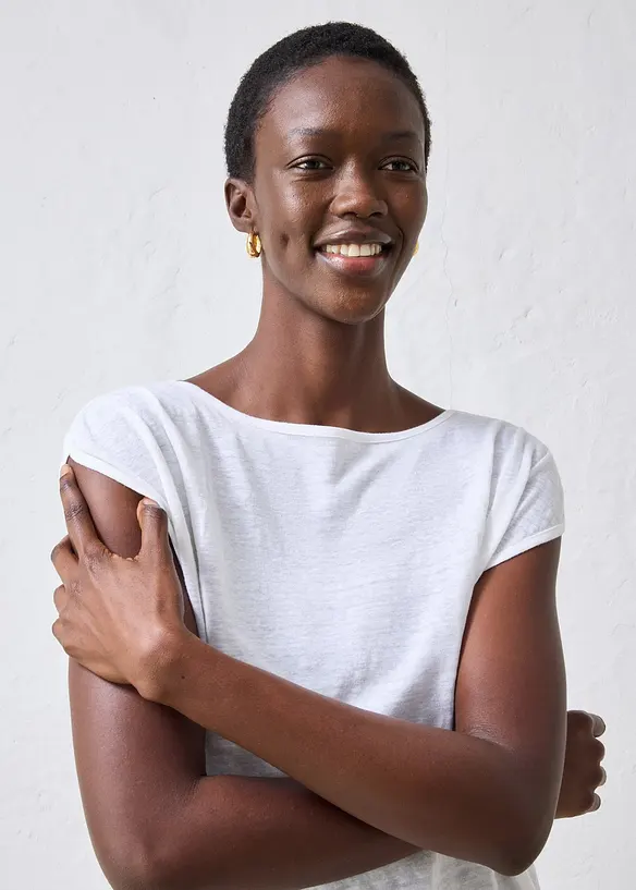 Topp av linne, bonprix