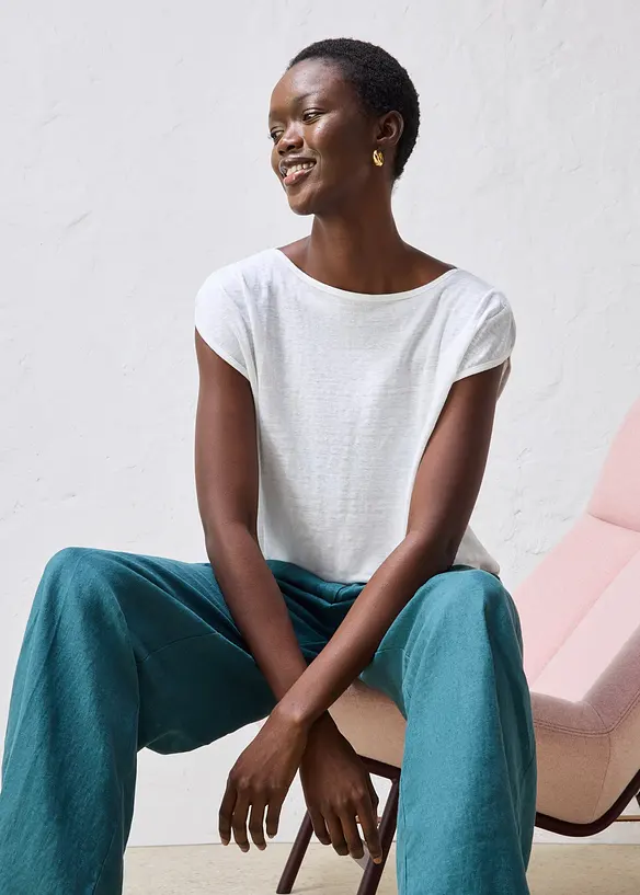 Topp av linne, bonprix