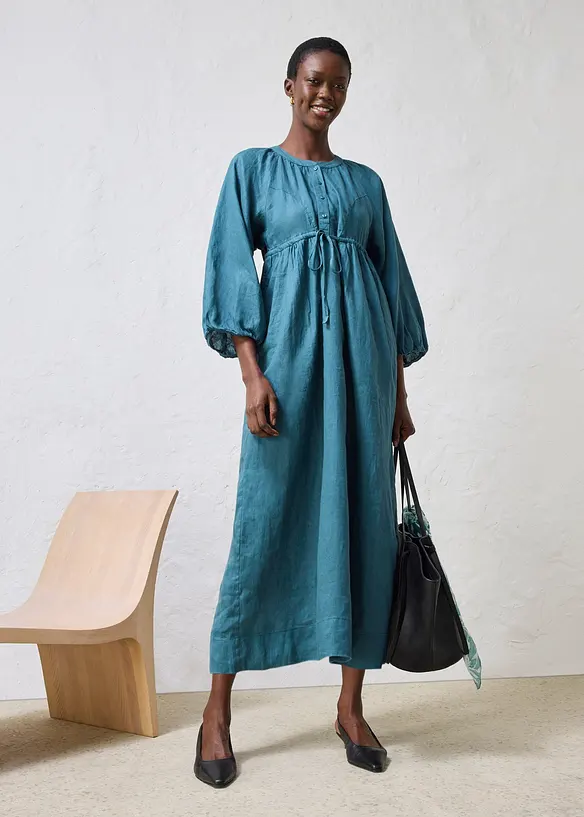 Kl&auml;nning av linne, bonprix