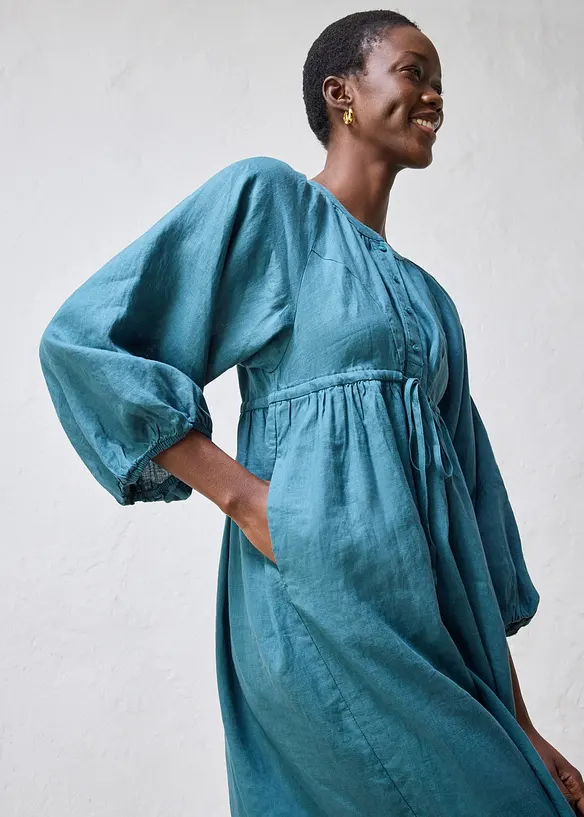 Kl&auml;nning av linne, bonprix