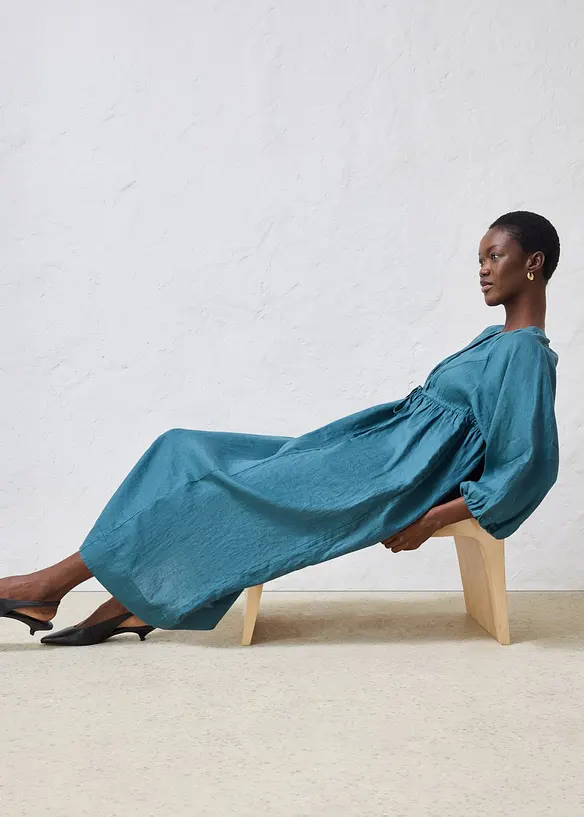 Kl&auml;nning av linne, bonprix