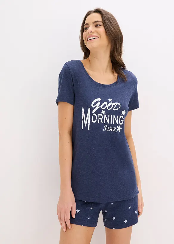 Pyjamas med shorts, bonprix