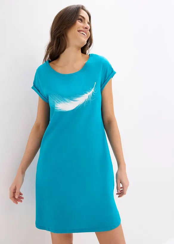 Kort nattlinne i ekologisk bomull, bonprix