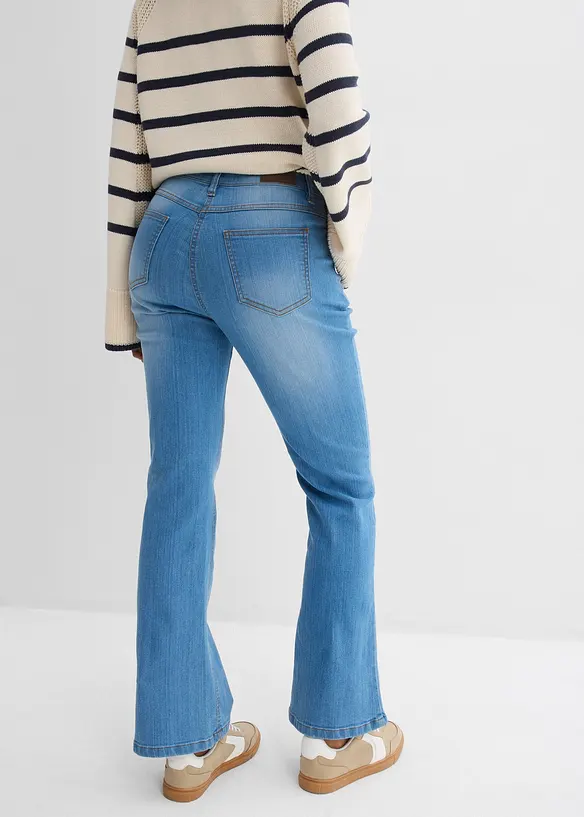 Bootcut Jeans Mid Waist, Stretch, bonprix