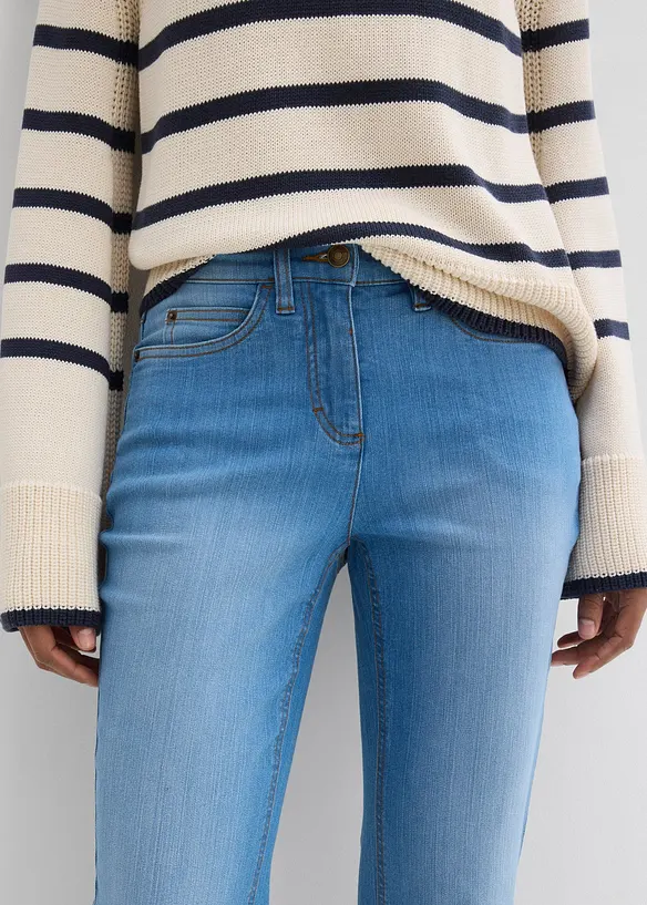 Bootcut Jeans Mid Waist, Stretch, bonprix