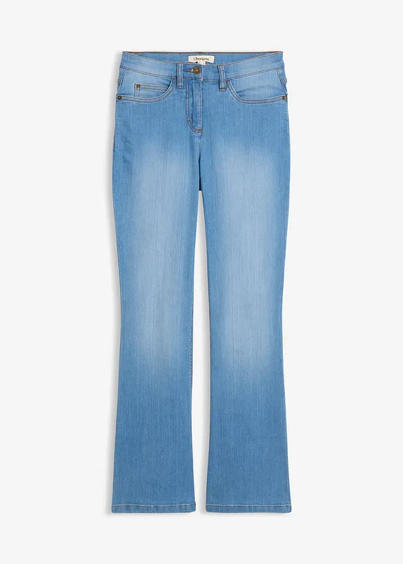 Bootcut Jeans Mid Waist, Stretch, bonprix