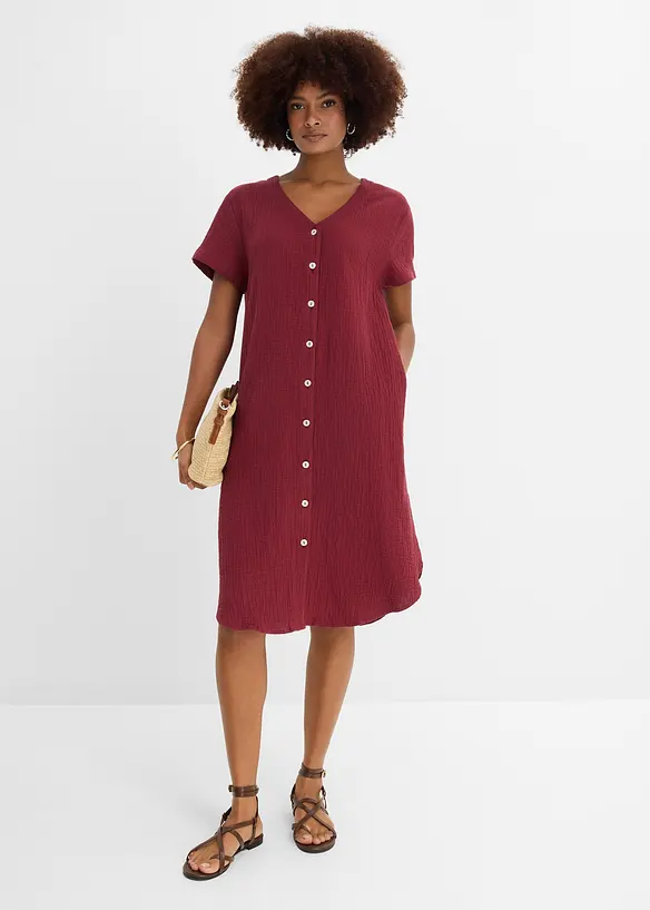 Bluskl&auml;nning i mjuk muslin, bonprix