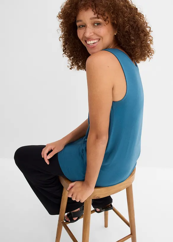 L&aring;ngt linne i viskosmix, bonprix