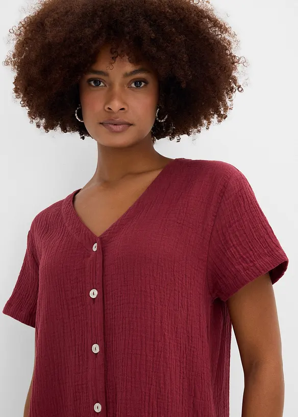 Bluskl&auml;nning i mjuk muslin, bonprix