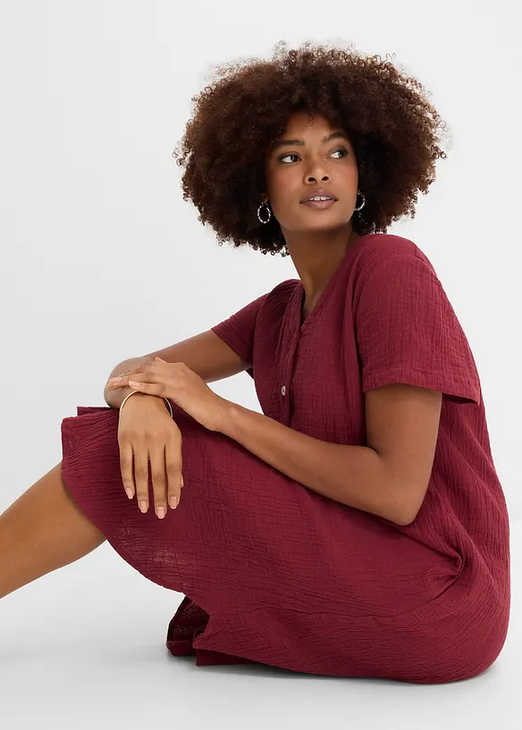 Bluskl&auml;nning i mjuk muslin, bonprix