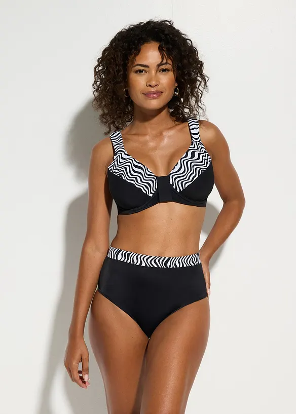 Minimizer-bikini med vadderade axelband (2 delar), bonprix