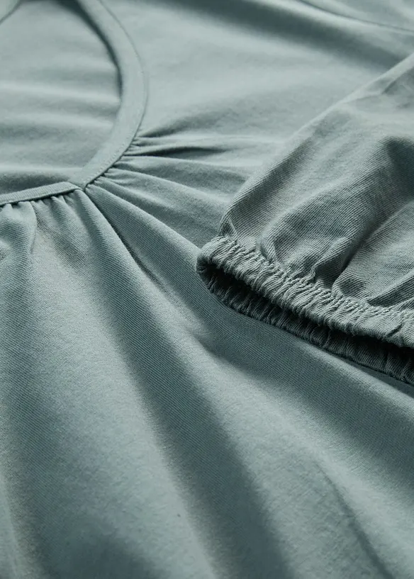 L&aring;ng&auml;rmad bomullstopp med res&aring;r, bonprix