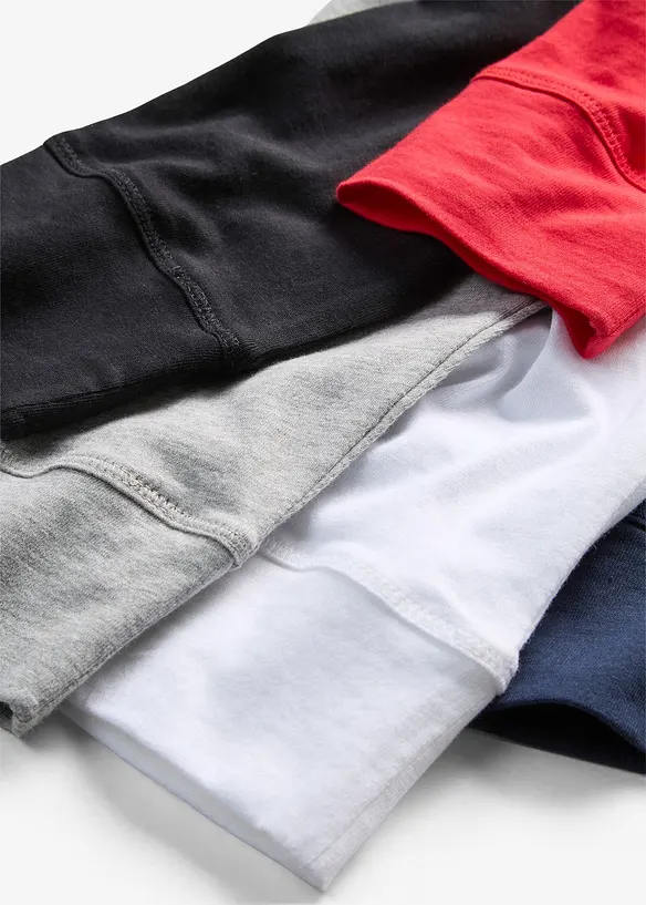 L&aring;ng topp med rund halsringning (5-pack), bonprix