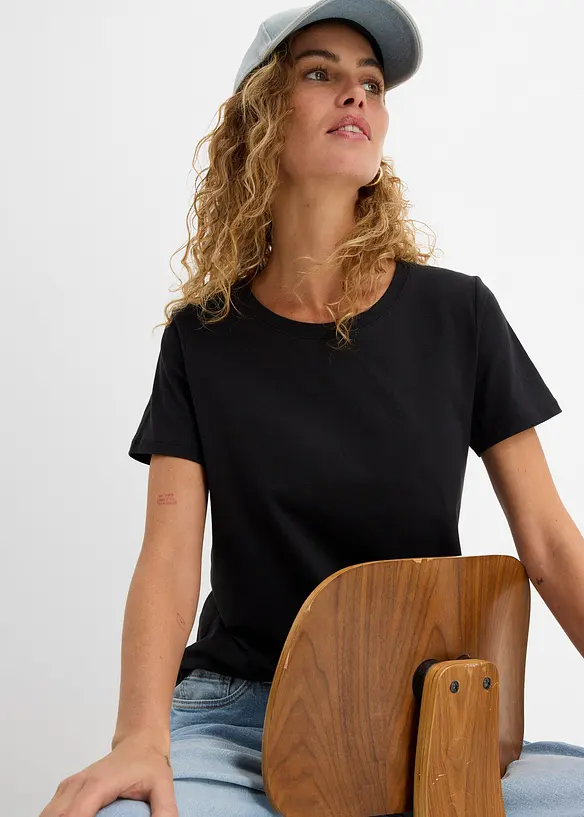 T-shirt i bomull (2-pack), bonprix