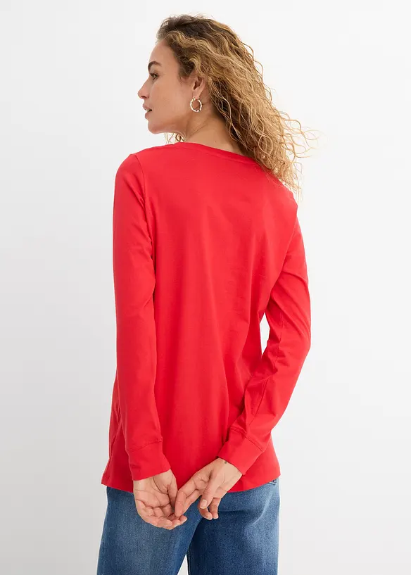 L&aring;ng topp med rund halsringning (5-pack), bonprix