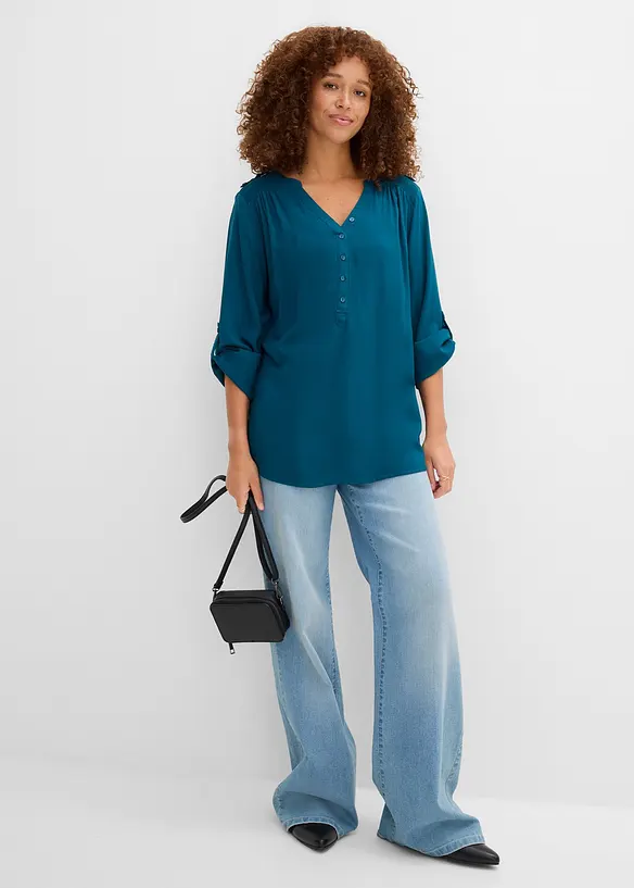 Tunika av mjuk viskos, bonprix