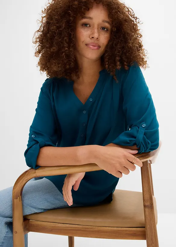 Tunika av mjuk viskos, bonprix