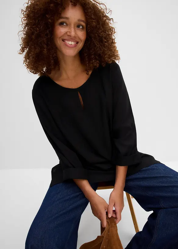 Blustopp i ren viskos, bonprix