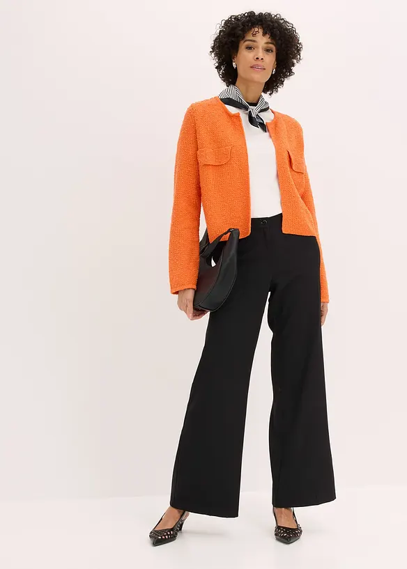 Vid byxa med bekv&auml;m midja, bonprix